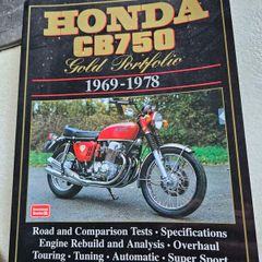 Honda CB750 Gold Portfolio book
