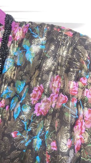 SANDRO Paris floral metallic mini dress Sz 36 (6-8UK) - Rrp 180 (New)