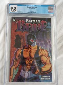 Bane Graphic Novel CGC 9.8 Graded Comic Book Framed Batman DC