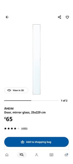mirror glass door