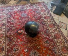 Black Motorcycle Helmet  Small Size