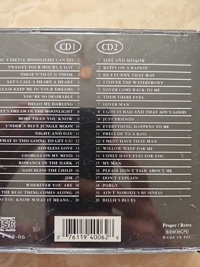 Billie Holiday 2CD Boxset - The Gold Collection