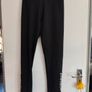 Desigual black trousers, embroidered floral hem, M, new Image 3