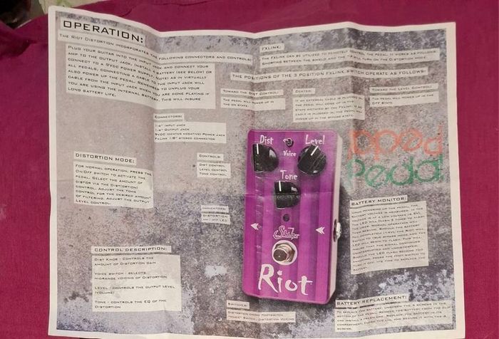 Suhr Riot Distortion Pedal