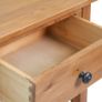 Console Table 50x32x75 cm Solid Oak Wood Image 3