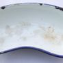 Vintage Enamel Medical Tray: Distressed Kidney-Shaped Metal Basin Image 2