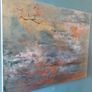 Large Original Abstract Painting Gold Bronze Green Celtic Landscape Art Irish Contemporary Art Image 6