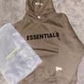 Fear of God ESSENTIALS Hoodie Grey Green Image 3
