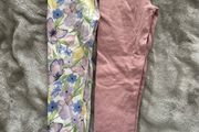 Cute leggings for a girl, 122 cm (6-7 years)