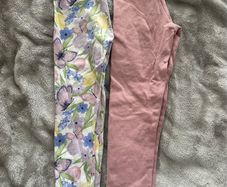 Cute leggings for a girl, 122 cm (6-7 years)