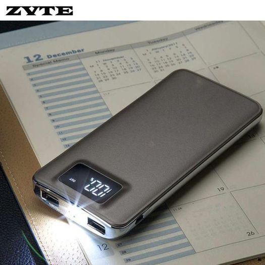 30000mah Portable Power Bank Dual USB LCD LED External Battery Charger For all Phone