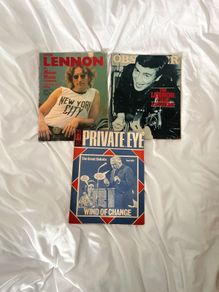 3x John Lennon/Beatles/Yoko Ono magazines