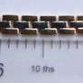 Vintage 1980s Rose Gold Plated Bracelet: Austrian Crystals length 8" Image 8