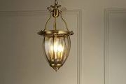 Antique Brass 3 Light Lantern Ceiling Light