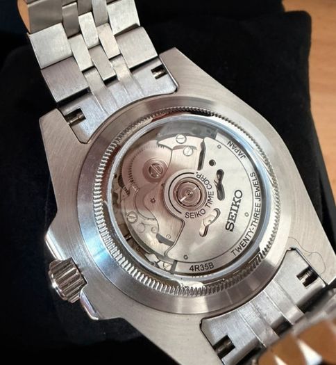 Seiko 4R35 Automatic Purple GMT-Style Mod