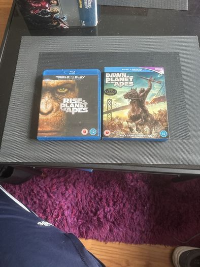 Planet of the Apes 1+2 Blu rays