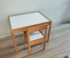 children's IKEA table & chair