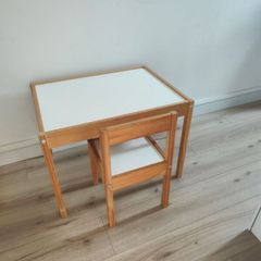 children's IKEA table & chair