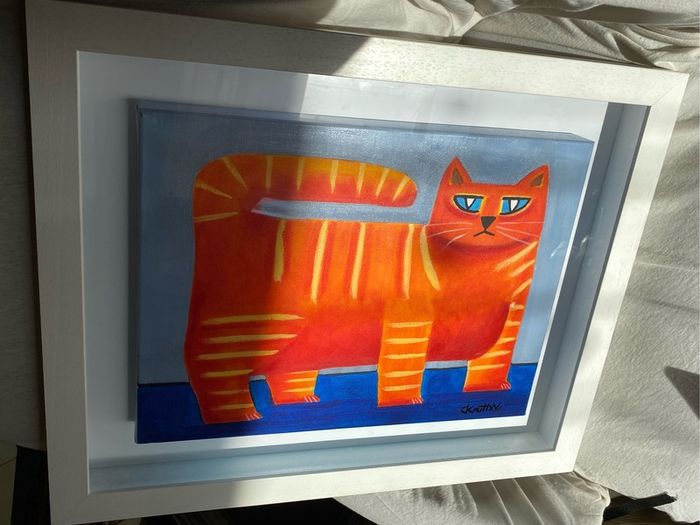 Graham Knuttel Irish, 1954 2023Title: Orange Cat  Ginger Cat