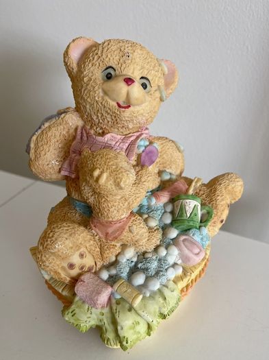 Collection of cute bears and fox figurines