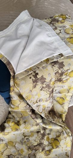 Ochre curtains