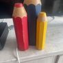Vintage Wooden Crayon Lamp Image 7