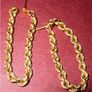 Vintage Hallmarked 9ct Gold Twisted Rope Earrings Image 5
