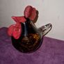 Hand blown glass Hen figure Image 4