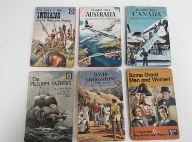 Collection of 6 vintage Ladybird books