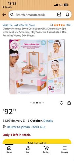 Disney deluxe spa set