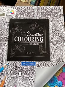 Creative Colouring for Adults large book