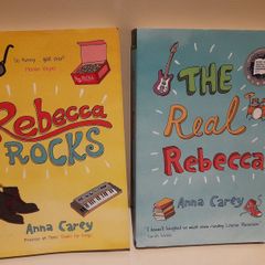 Children's book x2 by Anna Carey,  The Real Rebecca,  Rebecca Rocks