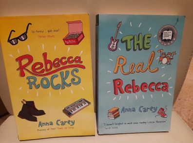 Children's book x2 by Anna Carey,  The Real Rebecca,  Rebecca Rocks