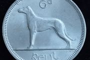 Ireland - 1962 - 6 Pence - Wolfhound - AU - KM.13a - [2718]