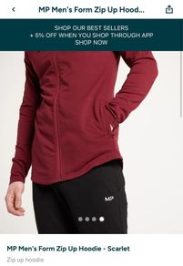 MyProtein Zip Up Hoodie