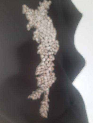 black scuba dress