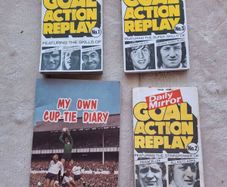 Vintage  1970's Daily Mirror Soccer Goal Action Replay Flip  Books Rare !  Flip The Pages And Watch A Goal Replay From The 1970's