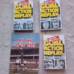Vintage  1970's Daily Mirror Soccer Goal Action Replay Flip  Books Rare !  Flip The Pages And Watch A Goal Replay From The 1970's
