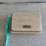 Rosetti Rattan Purse new and never used in excellent condition with no issues plenty of pockets with one zipped and space for credit cards etc see last two photos for exact measurements FREE STANDARD POSTAGE INCLUDED Image 9