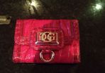 Pink guess wallet