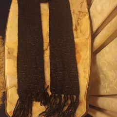 Black Glitter Scarf