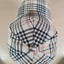 MONKI tartan burberry style pattern baseball cap Image 8