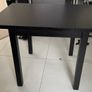 Kitchen table & 3 chairs (extends) Image 2