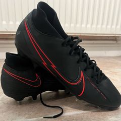 Nike Mercurial Superfly 7 Academy SG-Pro (Black x Chile Red)