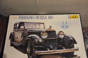 Vintage Heller Hispano Suiza K6 Model Car Kit Unassembled 1:24