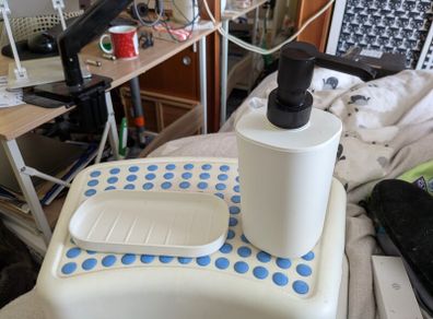 soap holder and dispenser