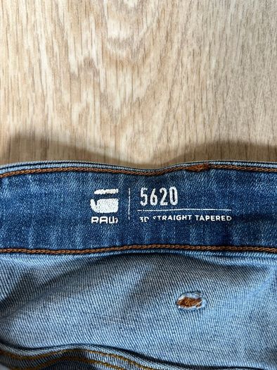 G Star Jeans Mens 30x30 Blue 5620 Double Knee 3D Straight Tapered Vintage