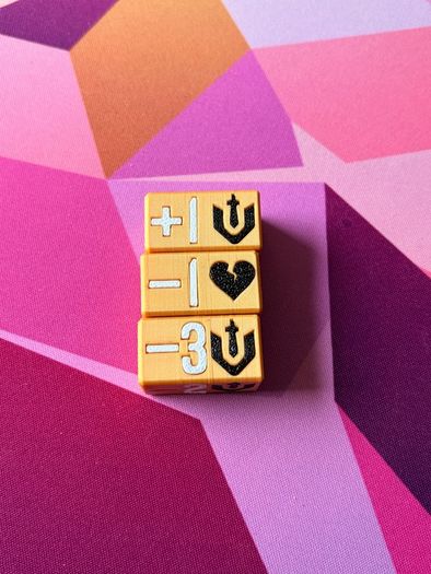 Riftbound Health & Might Dice Counters