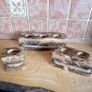 Tealight Holders Handmade From Reclaimed Wood, Shou Sugi Ban Set (+ 6 LED Lights)6 Image 6