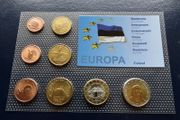 Estonia Euro Probe Essai coins set 2006  Eesti euro Prototype Specimen